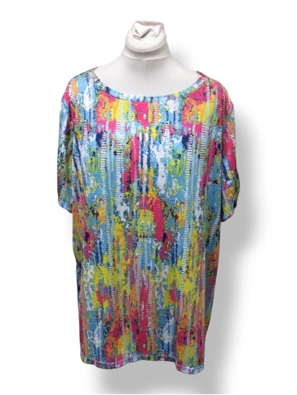 Reel Legends Women’s Reel-Tec Short Drawstring Sleeve Performance Top, size 3X